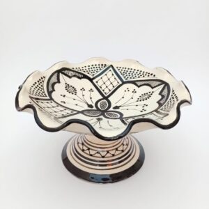Berber Geometric Ceramic Piece – Berber Pattern Kitchen Piece