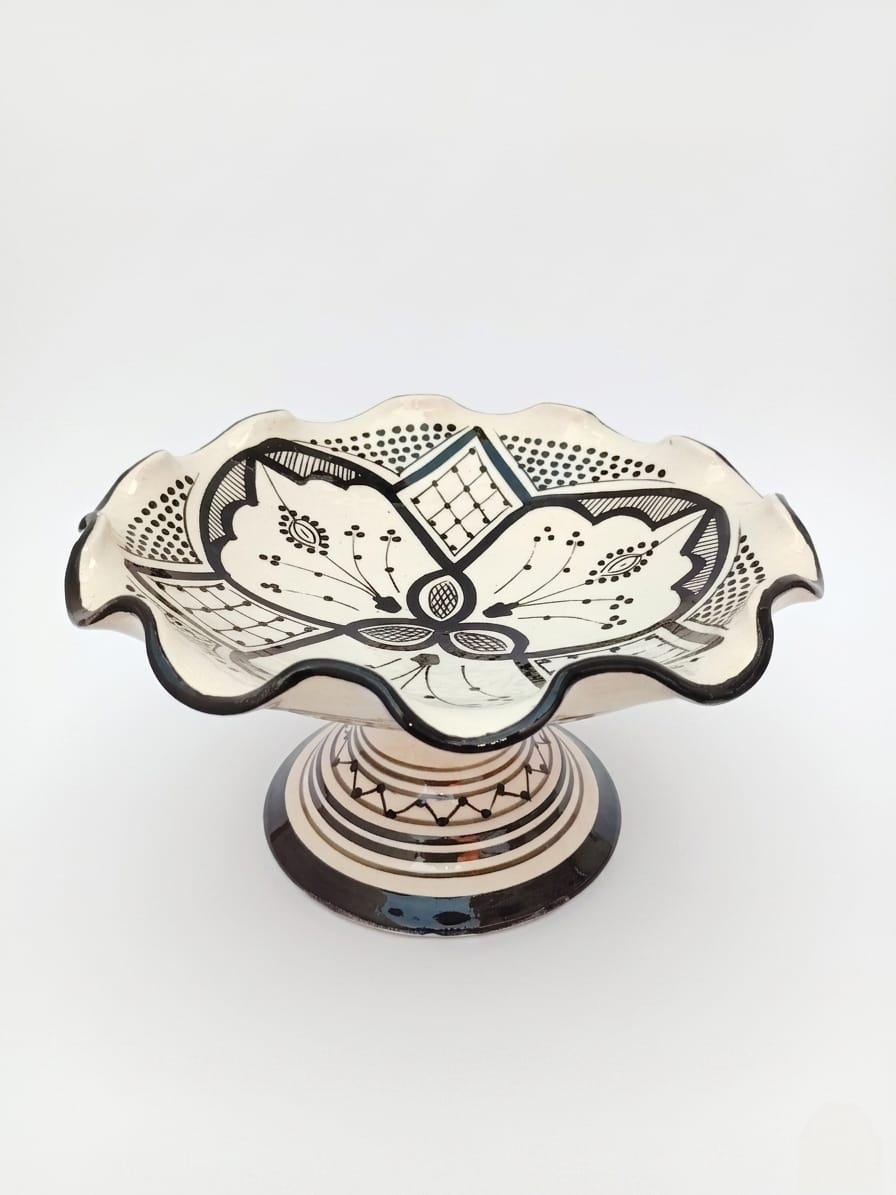 Berber Geometric Ceramic Piece – Berber Pattern Kitchen Piece