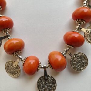 Amazigh Silver Coin Necklace – Symbolic Pendant for Everyday Styling