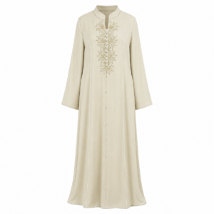 Abaya – Golden Embroidered Gulf Ceremony Style
