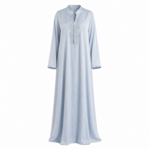 Abaya – Pastel Embroidered Ceremony Style