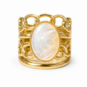 Amazigh Berber Geometric Ring – Nomad Inspired Adjustable Design