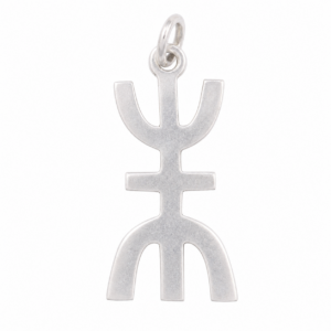 Amazigh Berber Pendant: Sterling Silver Kabyle Tuareg Necklace