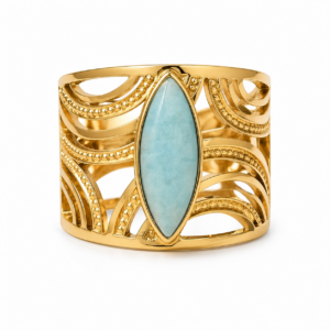 Amazigh Berber Ring – Salima Protective Geometric Band Design