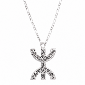 Amazigh Berber Sterling Silver Necklace: Freedom Symbol