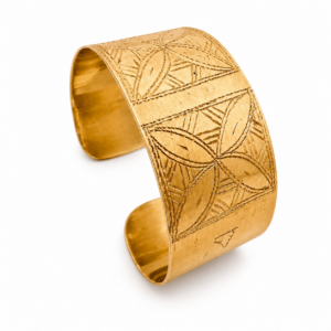 Amazigh Brass Motif Bracelet – Atlas Motif Bracelet