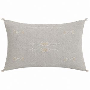Amazigh Cactus Silk Cover 12×20 Handmade Lumbar Pillow