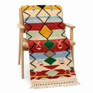 Amazigh Handwoven Multicolor Rug