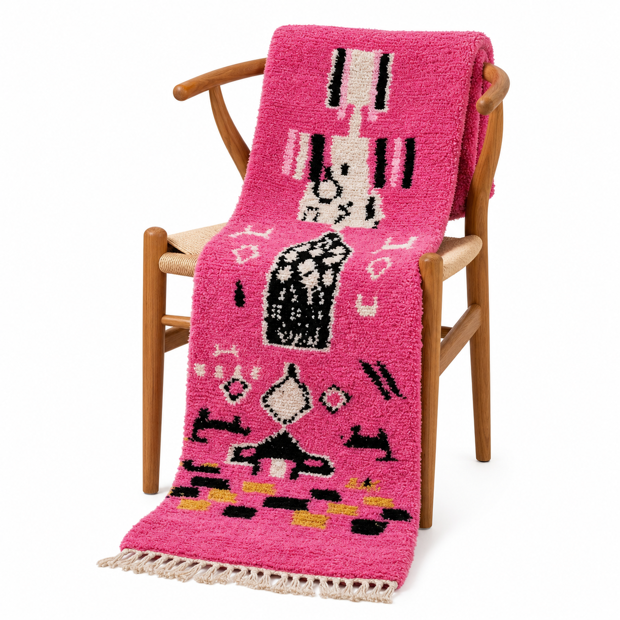 Amazigh Hot Pink Rug