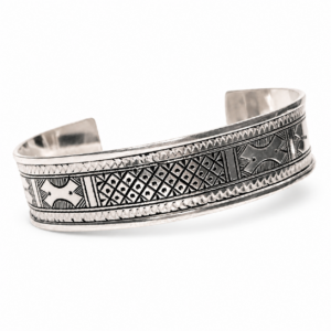 Amazigh Silver Diamond Bracelet – Amazigh Jewelry with Character