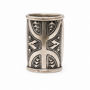 Amazigh Silver Heritage Piece – Moroccan Piece with Warm Texture