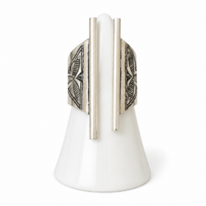 Amazigh Silver Ring – Tazrara Heritage Inspired Design