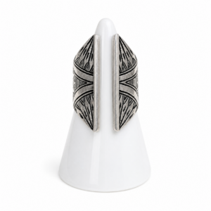 Amazigh Silver Ring – Tihya Heritage Inspired Design