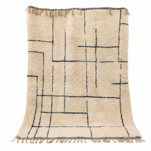 Berber Authentic Beni Ourain Rug 8×5 ft