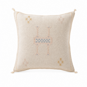 Berber Beige Cactus Silk Cover 20×20 Sabra Pillow