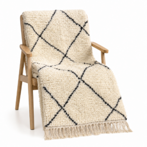 Berber Beni Ourain Rug 8×5 ft