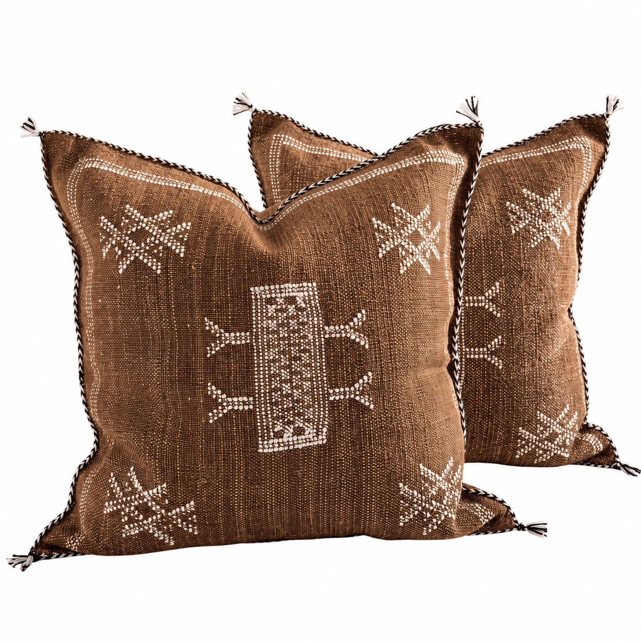 Berber Brown Cactus Pillow