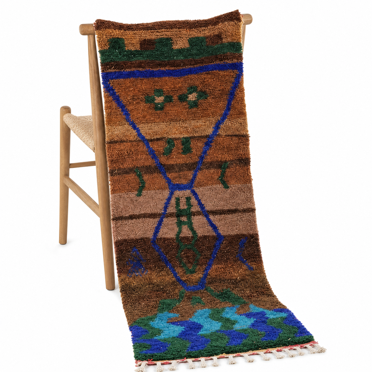 Berber Brown Runner Rug
