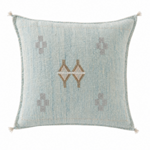Berber Cactus Silk Cover 20×20 Blue Sky Pillow