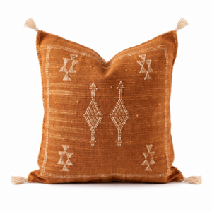 Berber Cactus Silk Handmade Sabra Cushion Cover Pillow