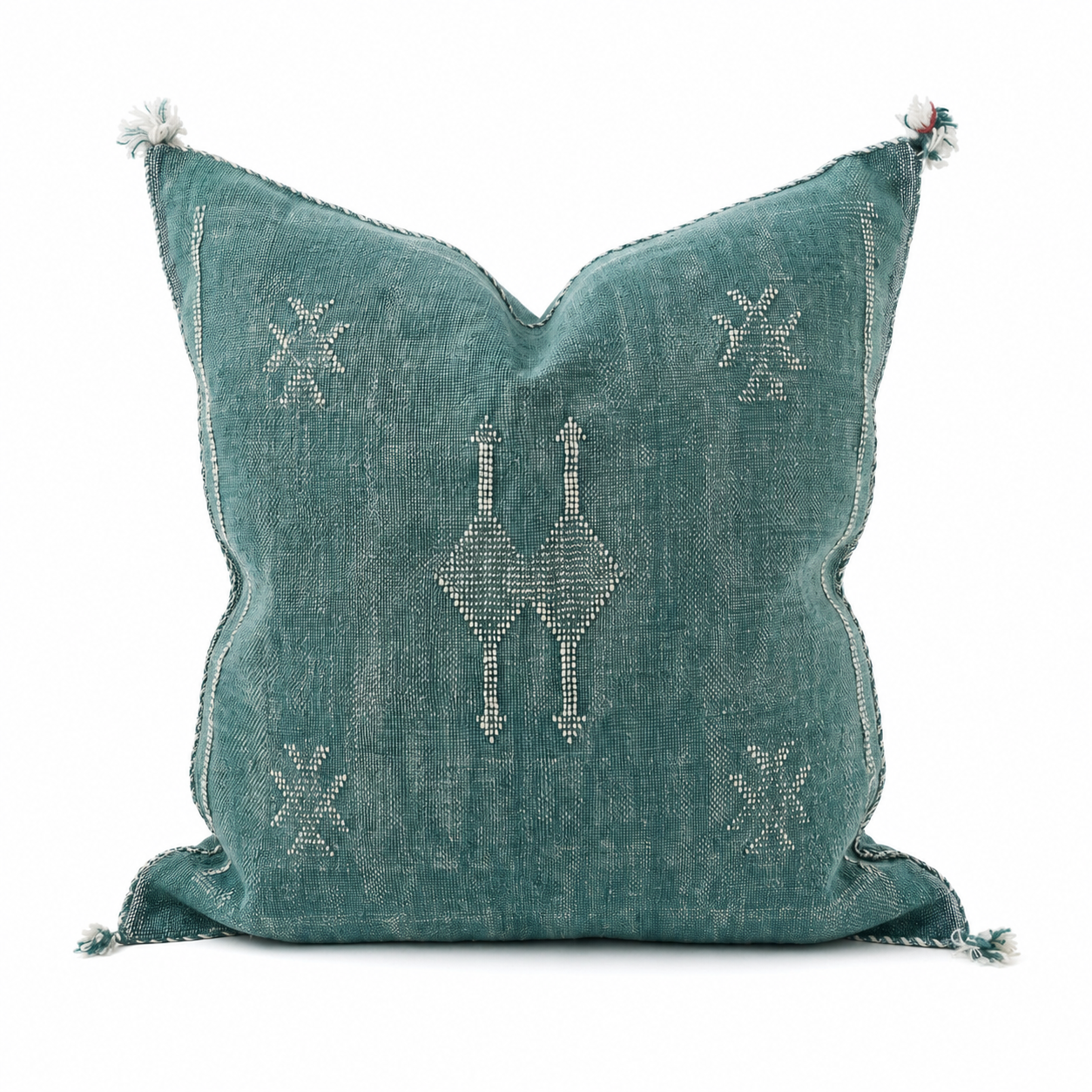 Berber Cactus Silk Handmade Sabra Cushion Cover Pillow