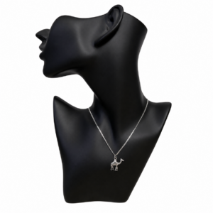 Berber Camel Sterling Silver Pendant Necklace: Sahara Tuareg Jewelry