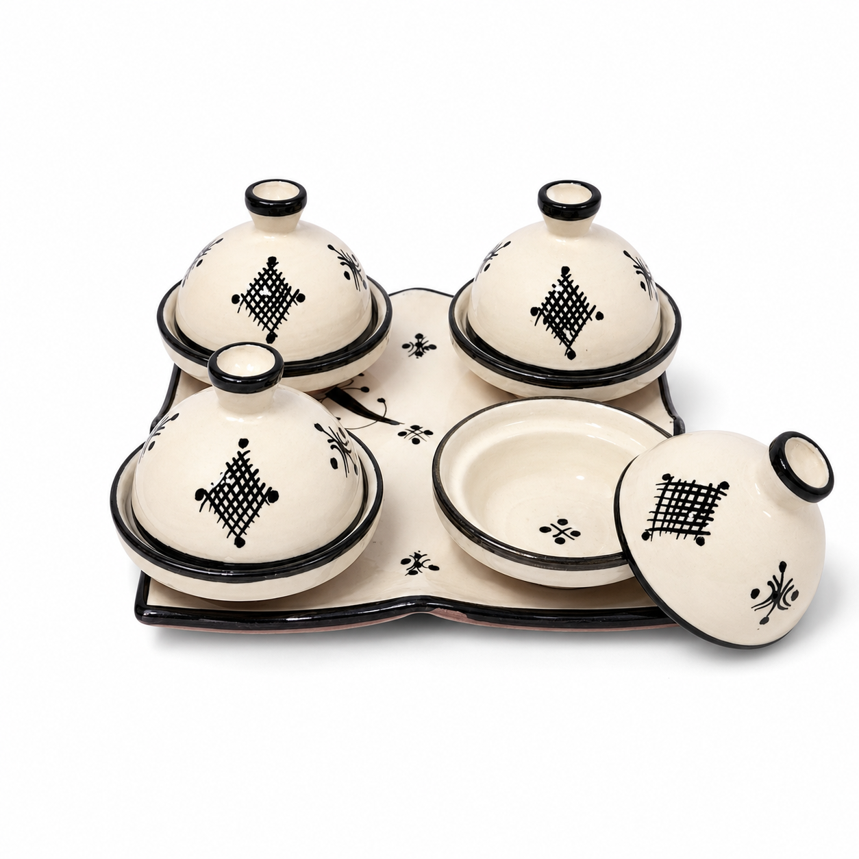 Berber Ceramic Piece – Atlas-Inspired Pottery Accent