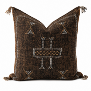 Berber Dark Brown Pillow