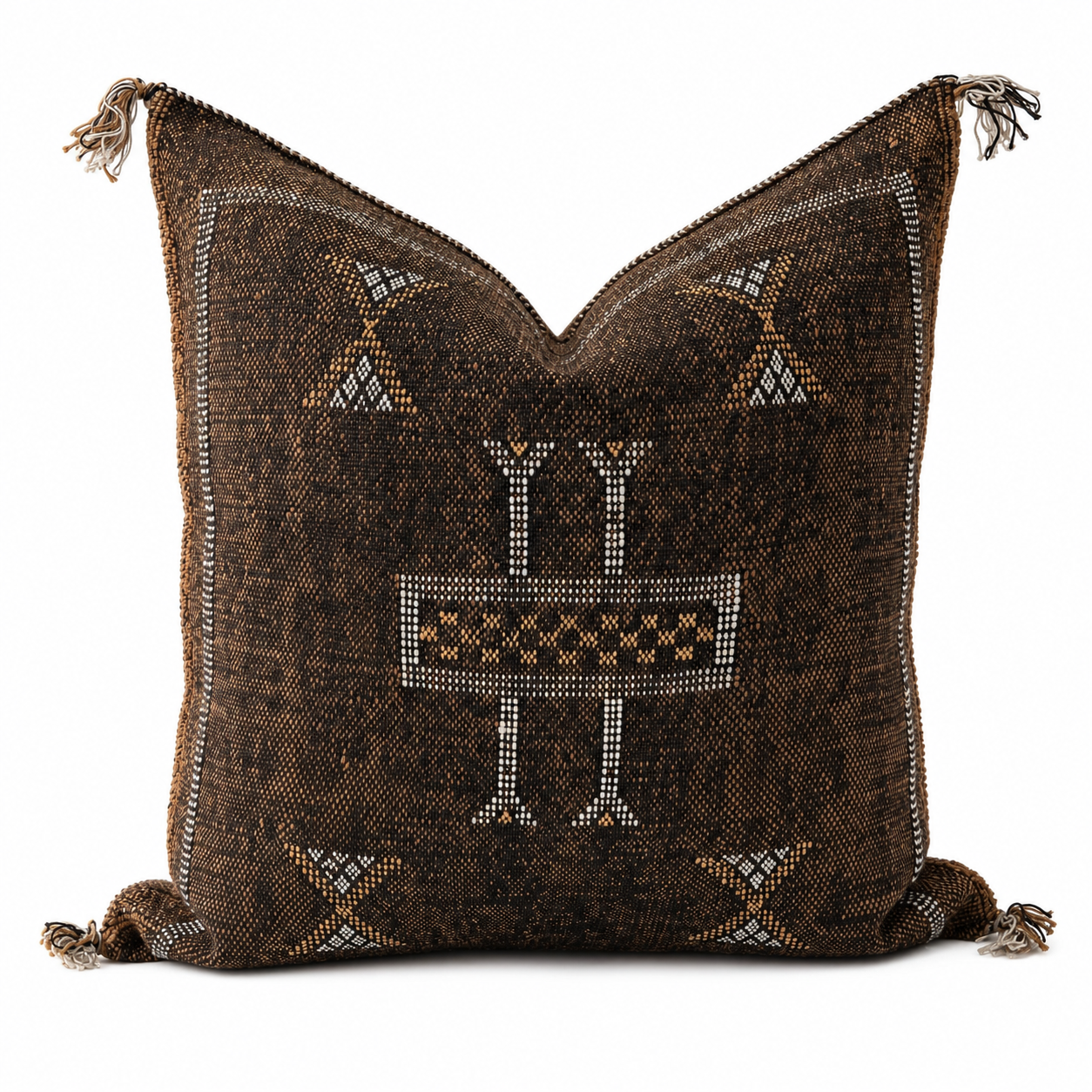 Berber Dark Brown Pillow