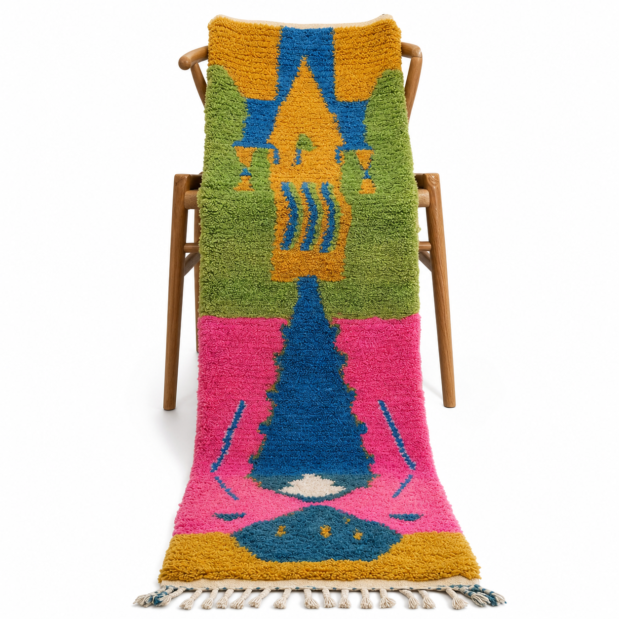 Berber Green Pink Rug