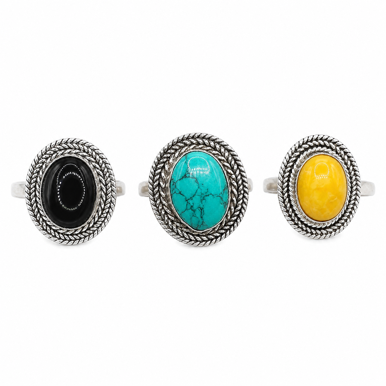 Berber Handmade Sterling Silver Rings For Women Bohemian Ladies Signet Band Ethnic Tribal Jewelry