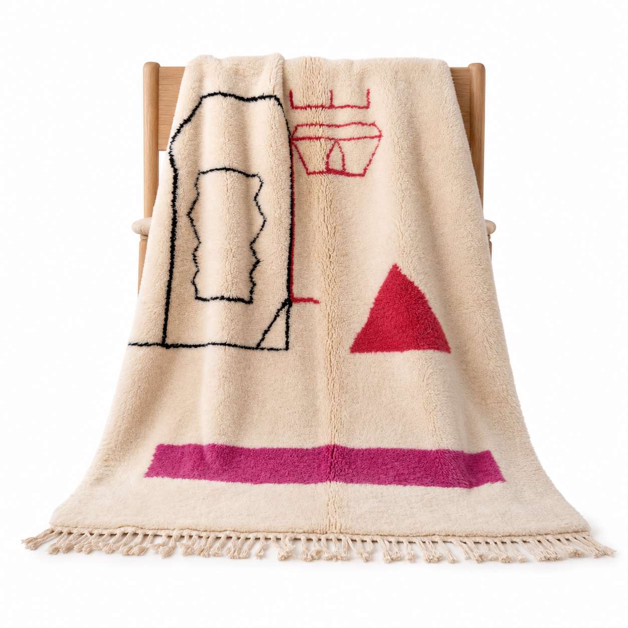 Berber Ivory Beni Ourain Rug