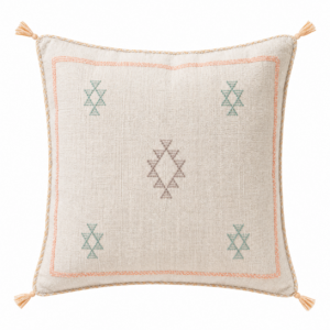 Berber Off-White Cactus Silk Handmade Sabra Cushion Pillow