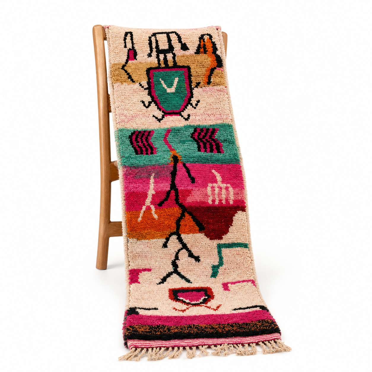 Berber Pink Boujaad Rug
