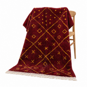Berber Red Beni ourain Rug