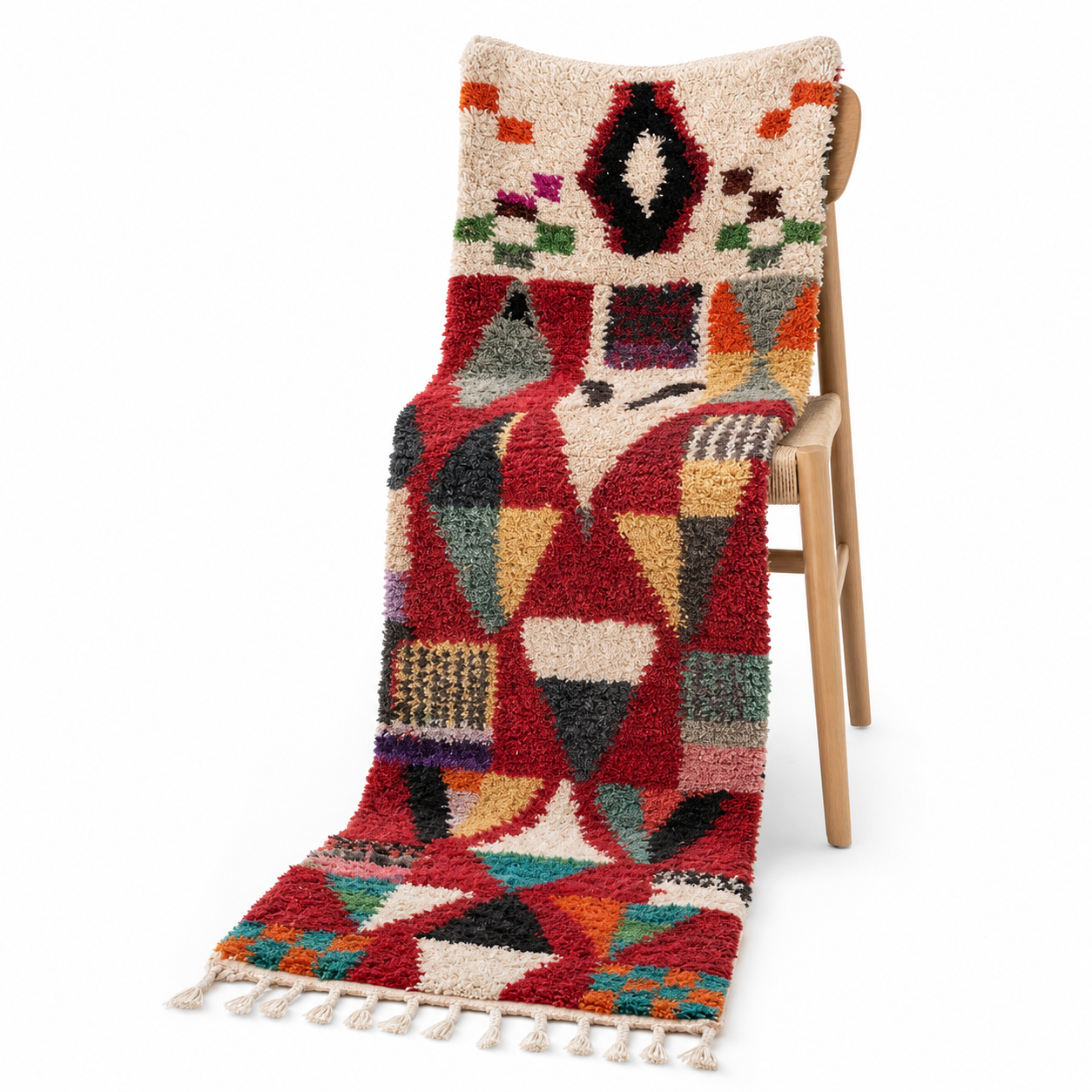 Berber Red Cream Rug