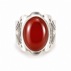 Berber Silver Geometric Ring – Symbolic Berber Finger Jewelry