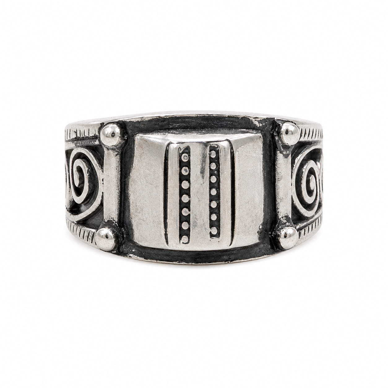 Berber Sterling Silver Ring: Handmade Tribal Jewelry