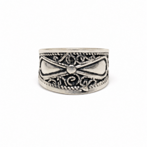 Berber Sterling Silver Ring: Handmade Tuareg Kabyle Ethnic Tribal Rings Jewelry