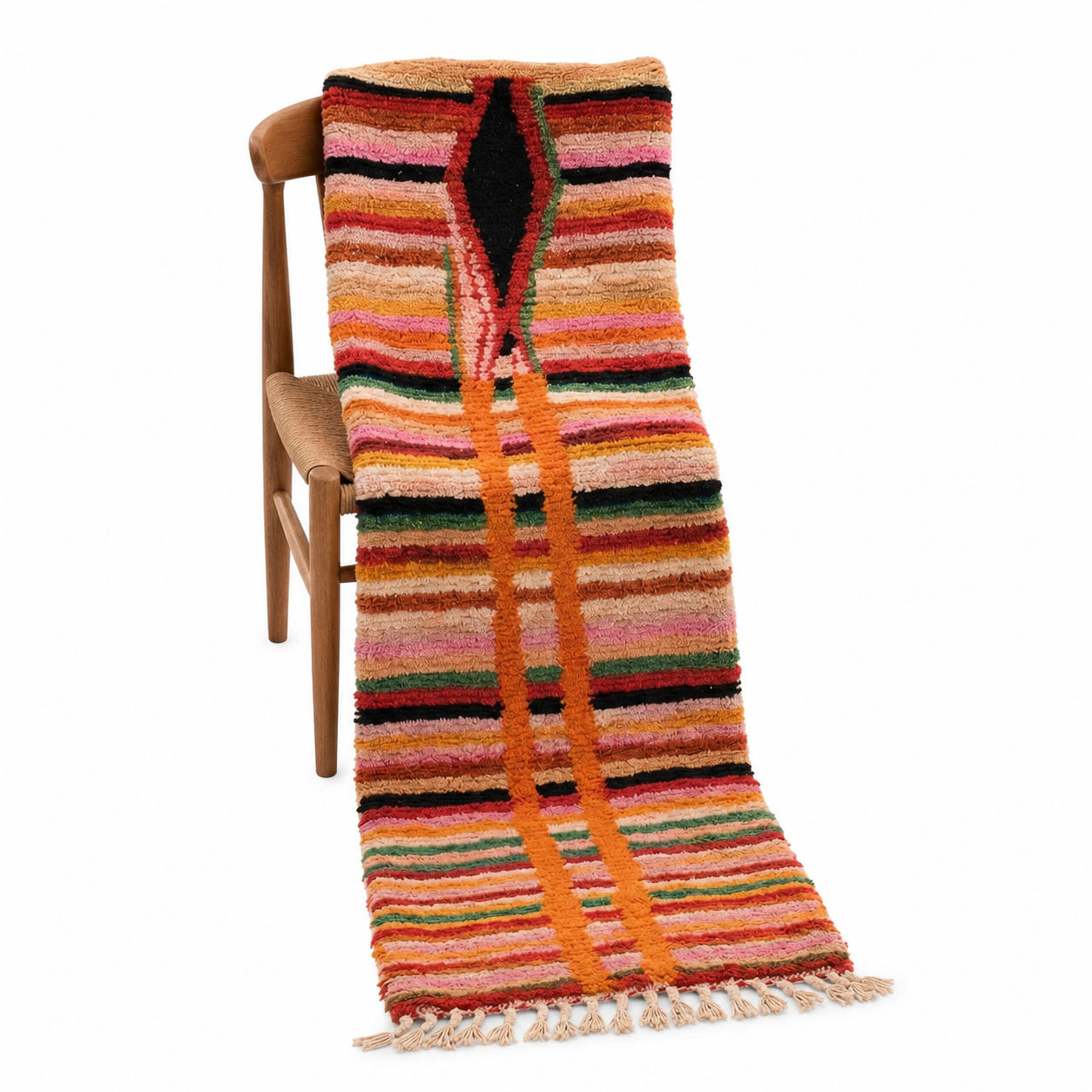 Berber Striped Boujaad Rug