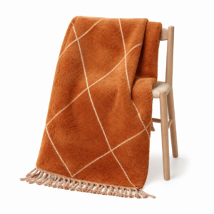 Berber Terracotta Beni Ourain Rug