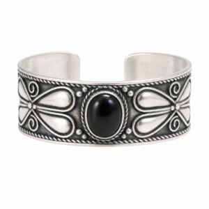 Berber Tuareg Sterling Silver Cuff Bracelet: Tribal Jewelry