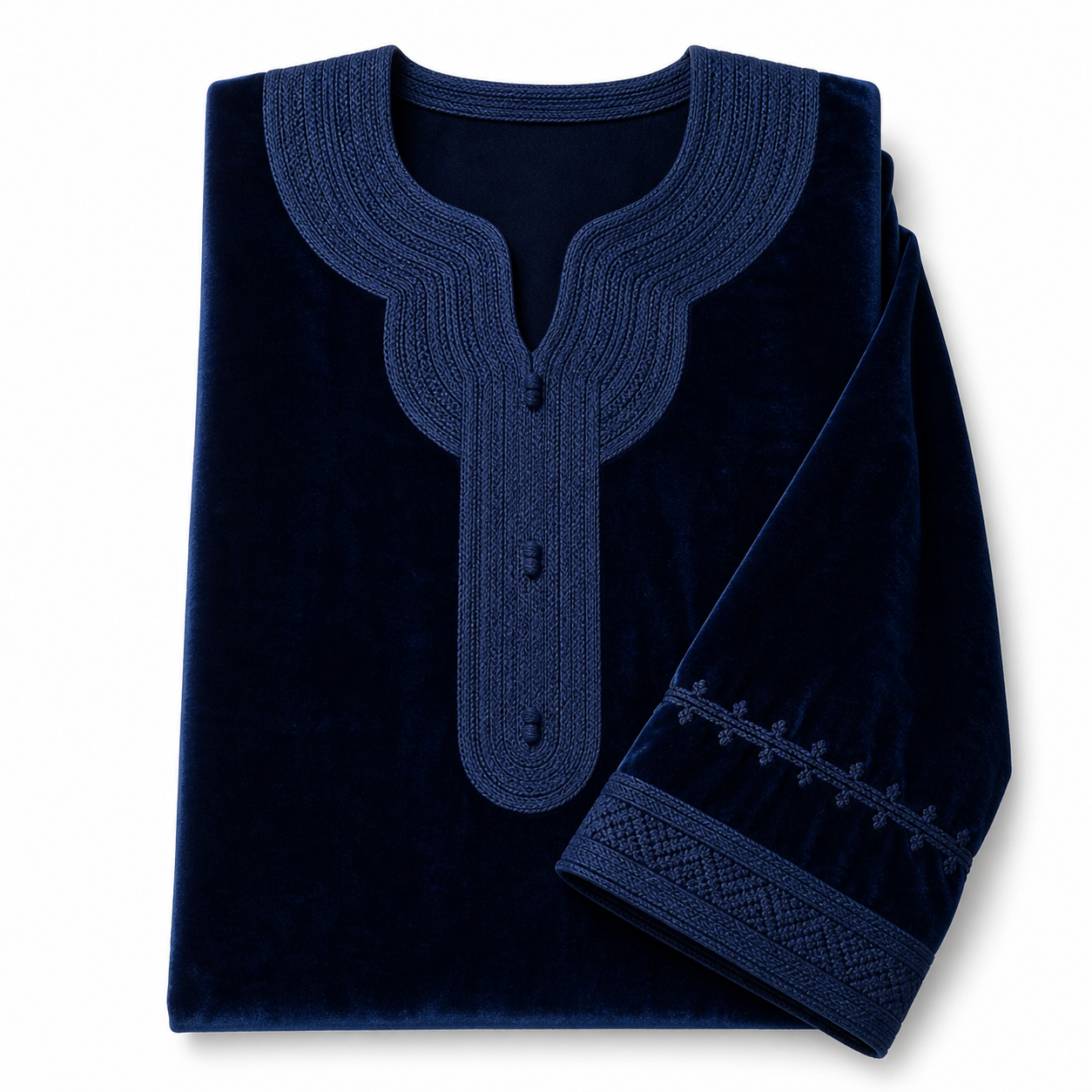 Bleu Kaftan – Velours Occasion Wear