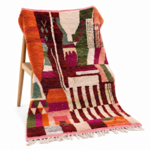 Boujaad Rug Colorful Berber Wool Carpet