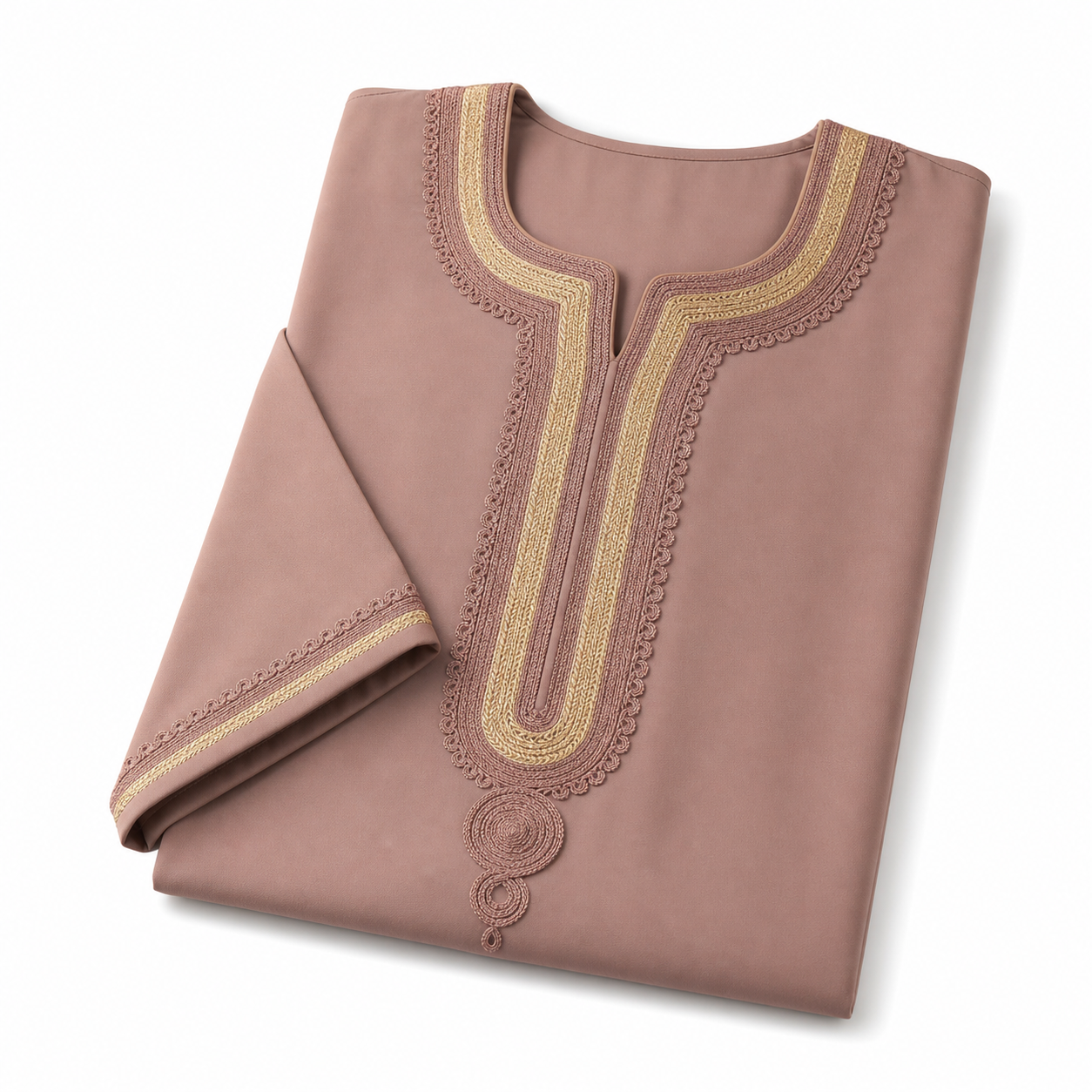 Caftan taupe Kaftan - Korean Crepe Festive Wear