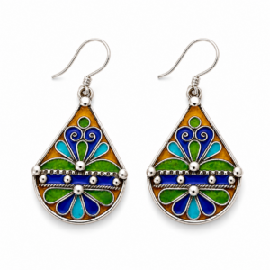 Cherifa Earrings – Amazigh Silver Heritage Jewelry
