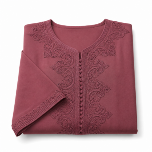 Crêpe Kaftan – Korean Crêpe Embroidered Ceremony Style