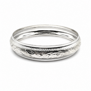 Cuff Silver Bracelet Handmade Berber Tribal Bangle Ethnic African Tuareg Engraved Simple Sterling