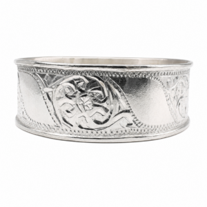 Cuff Silver Bracelet Handmade Berber Tribal Bangle Ethnic African Tuareg Engraved Simple Sterling