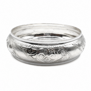 Cuff Silver Bracelet Handmade Berber Tribal Bangle Ethnic African Tuareg Engraved Simple Sterling